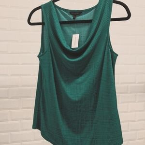 Banana Republic Green Polka Dot Tank